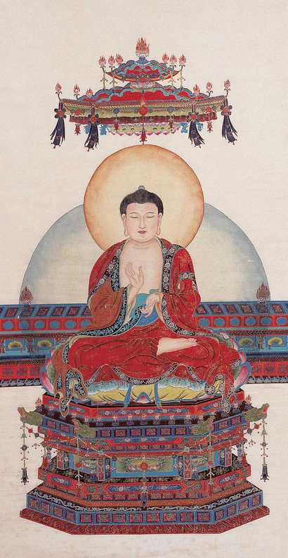 佚名 佛像 立轴